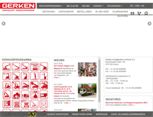 Tablet Screenshot of gerken-hoogwerkers.nl
